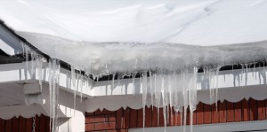 ice back up on roof